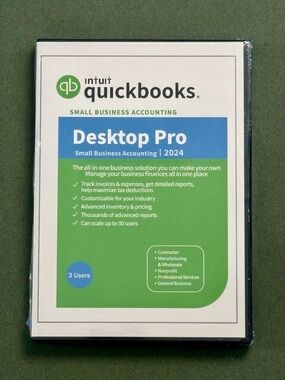 Intuit QuickBooks Desktop Pro 2024 - 3 Users Lifetime Version